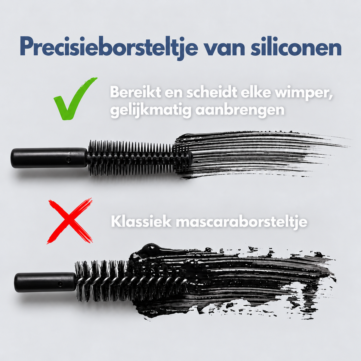 Precisieborsteltje van siliconen