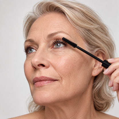 De mascara aanbrengen